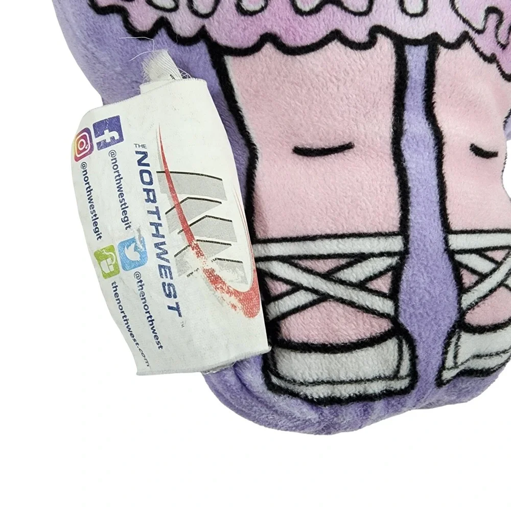 LOL Surprise Center Stage Ballerina Plush Character Pillow Pink Purple 14 Inch